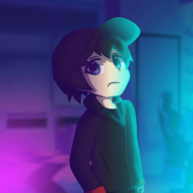 Sideself (art by Qasehcats, from 2019)